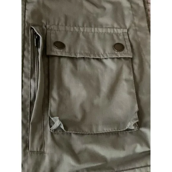 Northwest Territory Vest Mens Small Olive Full Zip Hiking Fishing Outdoors Camp - Picture 8 of 12